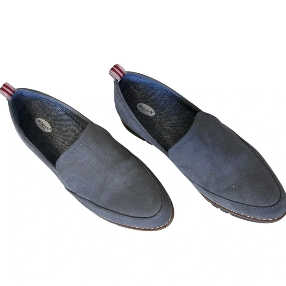 •Dr Scholls Sustainable Comfort Slip On Loafer Sz 6.5 Gray, lug sole